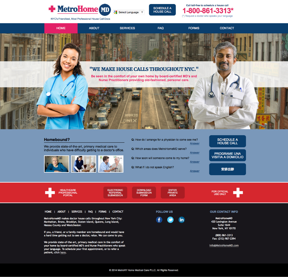 HEALTHCARE-STARTUP-METROHOMEMD-WEBSITE